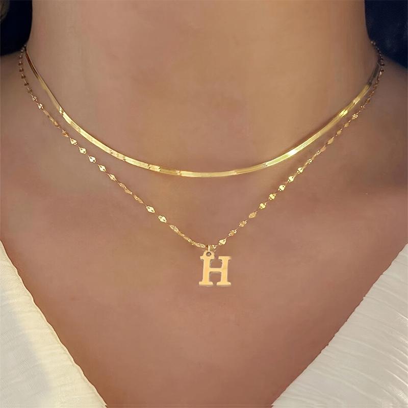 1PC Pendant Tarnish-Resistant Steel Adjustable Titanium Gift Necklace Durable Letter Lightweight Women s Hypoallergenic
1PC Pendant Tarnish-Resistant Steel Adjustable Titanium Gift Necklace Durable Letter Lightweight Women s Hypoallergenic
