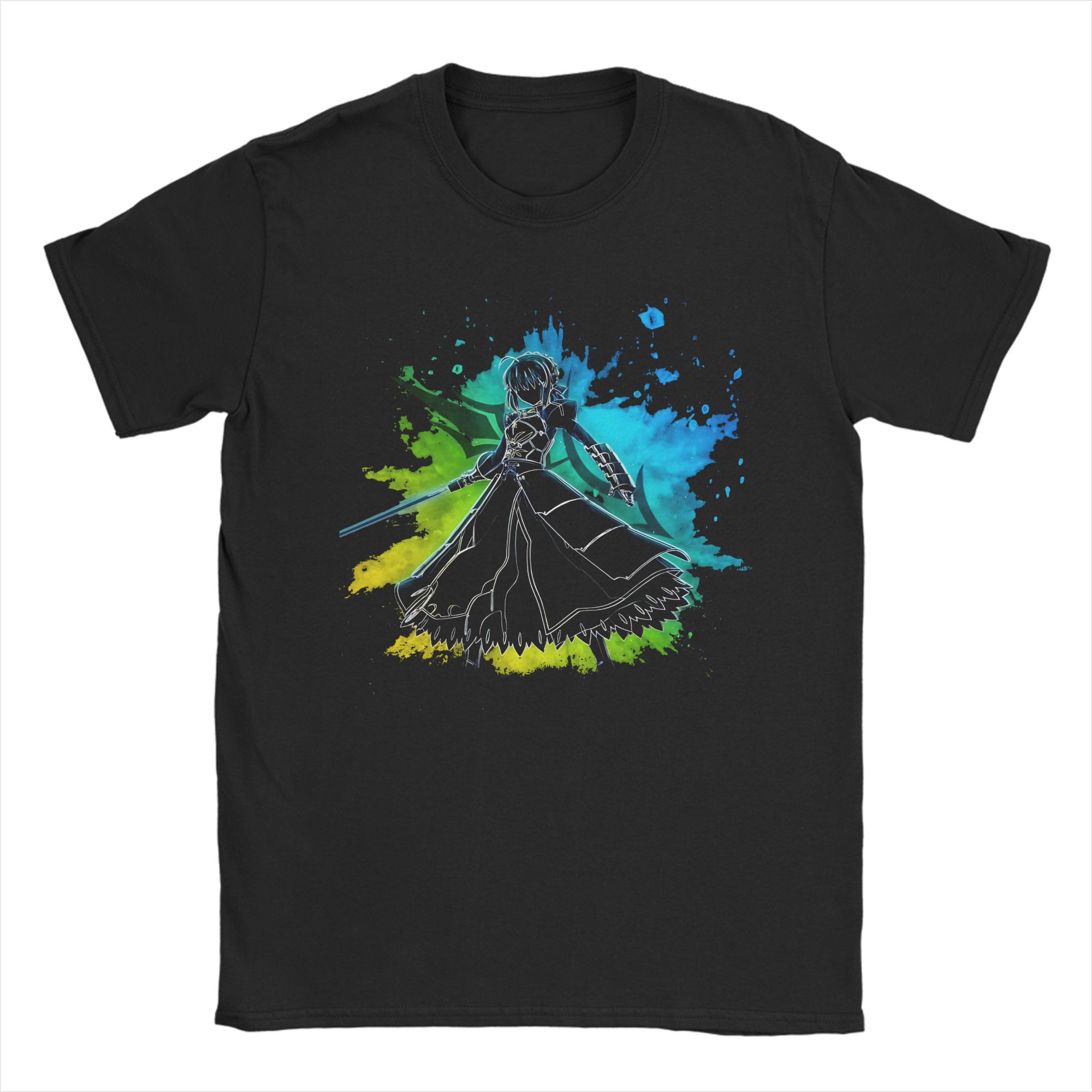 Fate Stay Night Saber Anime Fate Rin Simple T-Shirt Vintage Pure Cotton Tees Round Collar Short Sleeve T Shirt Classic Tops 4XL
Fate Stay Night Saber Anime Fate Rin Simple T-Shirt Vintage Pure Cotton Tees Round Collar Short Sleeve T Shirt Classic Tops 4XL