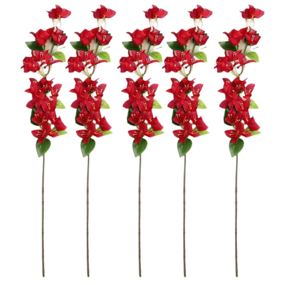5Pcs DIY Artificial Bougainvillea Silk Flower Simulation Flower Silk Fake Flower Wedding Decoration
5Pcs DIY Artificial Bougainvillea Silk Flower Simulation Flower Silk Fake Flower Wedding Decoration
