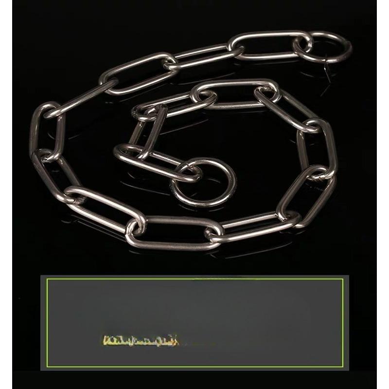 Stainless Steel Dog Training Square Brass P chain Dog Chain Medium and Large Dog Collar Dog Training Dog Chain Explosion Proof Control Chain 3.0*55CM
Stainless Steel Dog Training Square Brass P chain Dog Chain Medium and Large Dog Collar Dog Training Dog Chain Explosion Proof Control Chain 3.0*55CM