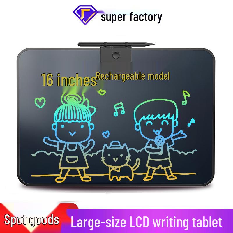 16-inch Rechargeable LCD Handwriting Tablet for Kids - Electronic Drawing & Doodle Board
16-inch Rechargeable LCD Handwriting Tablet for Kids - Electronic Drawing & Doodle Board