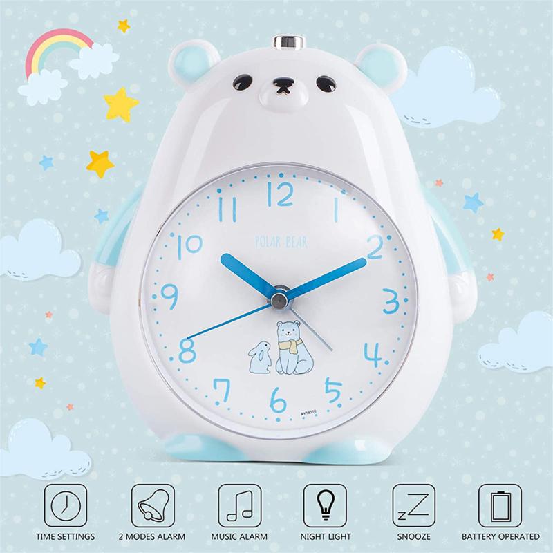 Cartoon Bear Kids Alarm Clock With Night Light Silent Snooze Clock For Children Bedroom Bedside
Cartoon Bear Kids Alarm Clock With Night Light Silent Snooze Clock For Children Bedroom Bedside