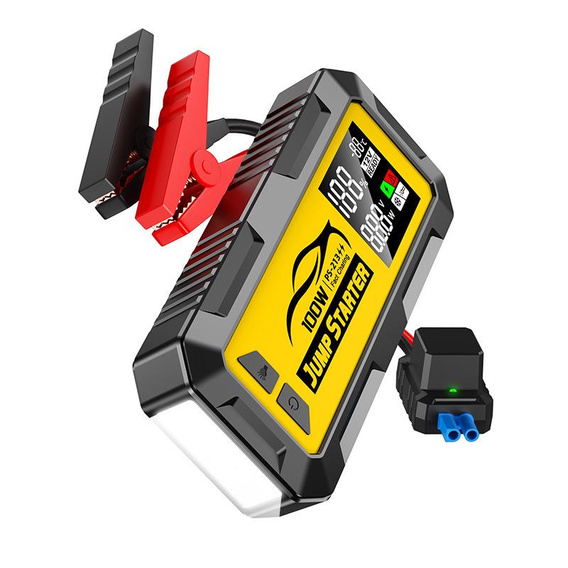 8000A 100W 24000mAh Car Emergency Jump Starter Power Bank Super Capacitor With Fast Charging Booster Car Battery And DC Output Yellow24000mAhSmart
8000A 100W 24000mAh Car Emergency Jump Starter Power Bank Super Capacitor With Fast Charging Booster Car Battery And DC Output Yellow24000mAhSmart