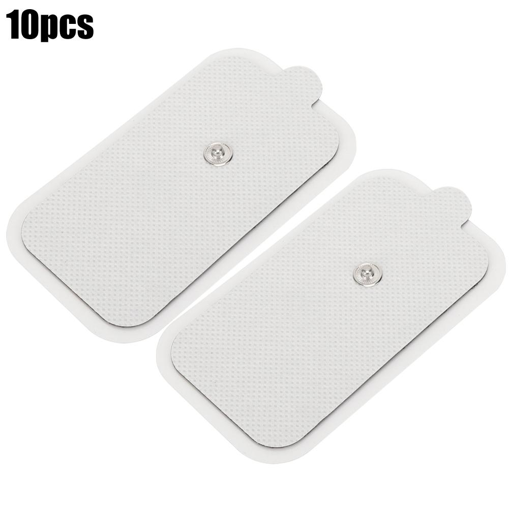 10 штук 5x9cm/2x3.5in EMS/TENS Physiotherapy Button Patch Багаторазові масажні електроди для меридіанів
10 штук 5x9cm/2x3.5in EMS/TENS Physiotherapy Button Patch Багаторазові масажні електроди для меридіанів