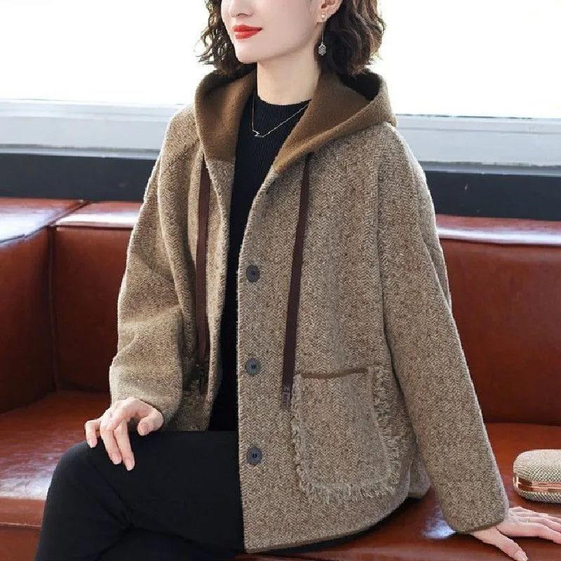 Coat for Women Plush Autumn Winter Thickened Fleece Sweatshirt Oversize Casual Hooded Coat jacket M сірий
Coat for Women Plush Autumn Winter Thickened Fleece Sweatshirt Oversize Casual Hooded Coat jacket M сірий