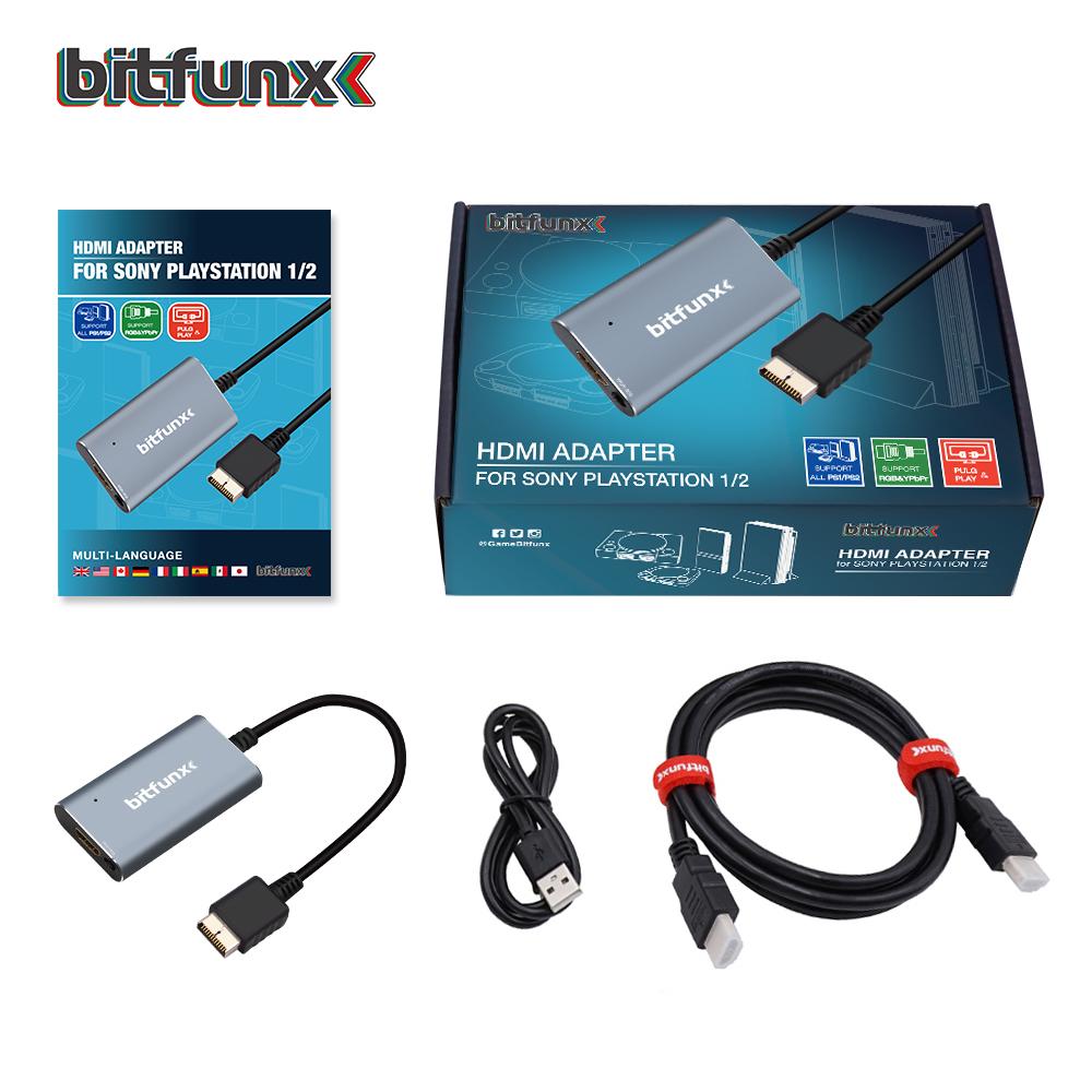 Bitfunx PS2 to HDMI™ Converter For PS2 PS1 PlayStation 1/2 Game Consoles With RGB to YPbPr Switch
Bitfunx PS2 to HDMI™ Converter For PS2 PS1 PlayStation 1/2 Game Consoles With RGB to YPbPr Switch