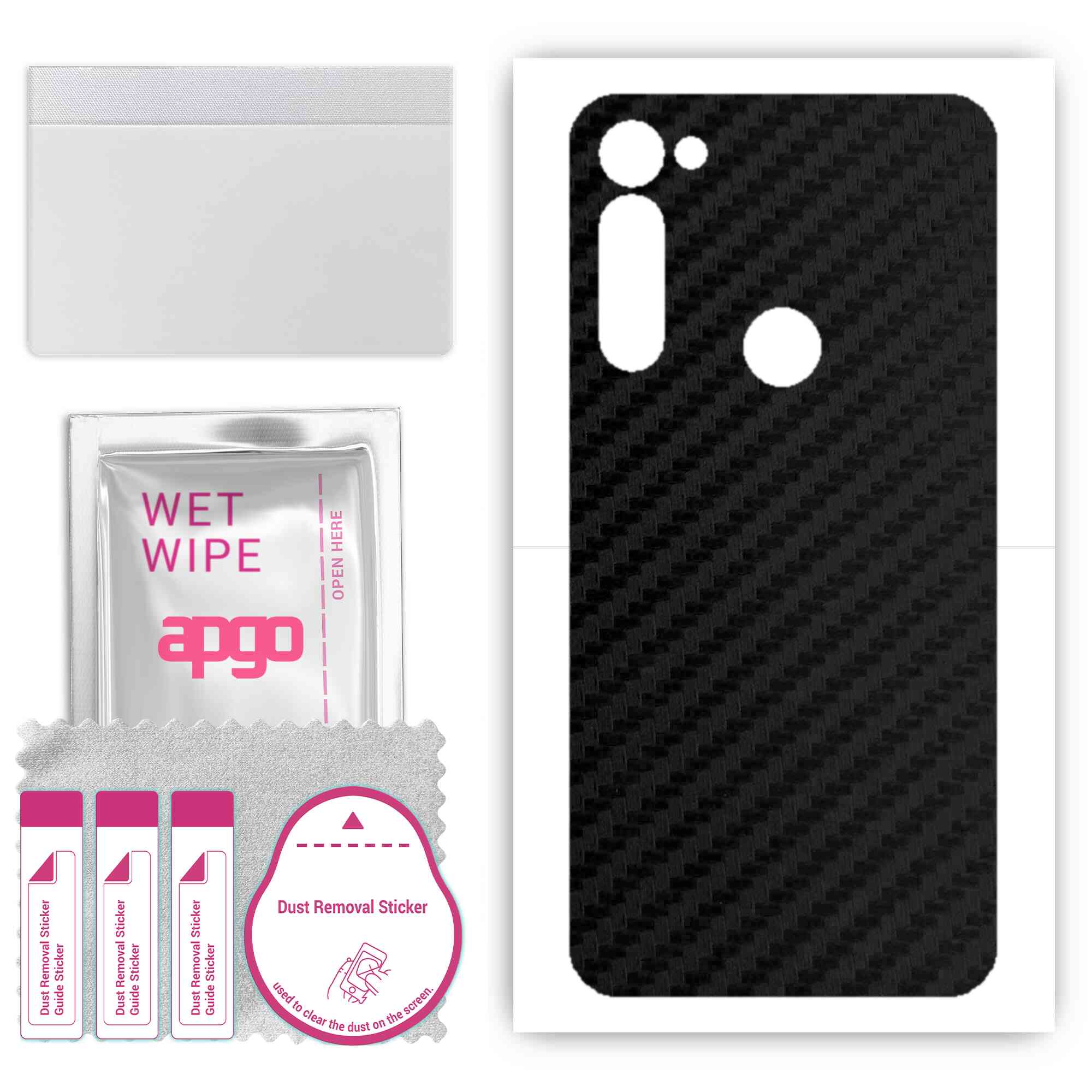 Apgo Protective Skin Sticker для задньої панелі, сумісної з Motorola Moto G Stylus PRO, Wrap Film, Foil, Vinyl - Pattern Carbon Black
Apgo Protective Skin Sticker для задньої панелі, сумісної з Motorola Moto G Stylus PRO, Wrap Film, Foil, Vinyl - Pattern Carbon Black