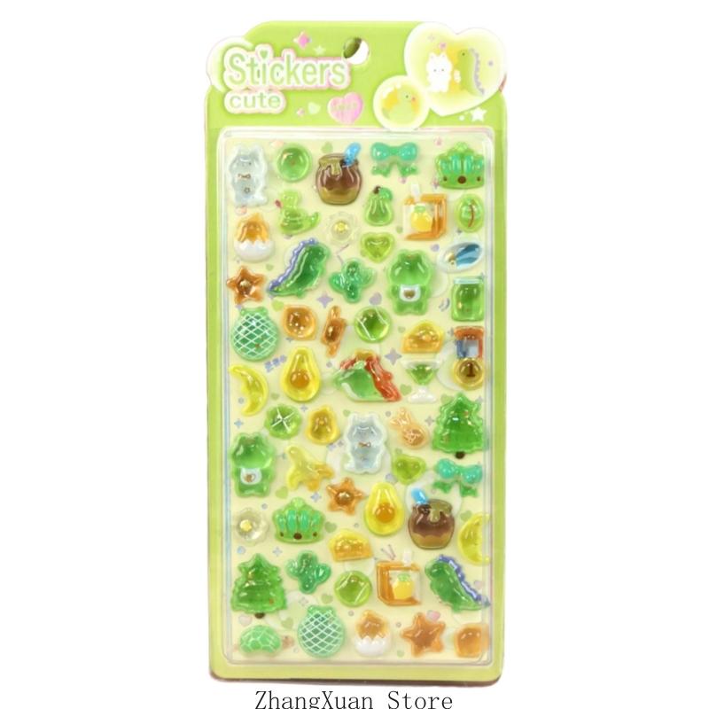 Cartoon 3D Embosseds Sticker for Handmade Journals and Craft Featuring Lovely Animals 3XUF
Cartoon 3D Embosseds Sticker for Handmade Journals and Craft Featuring Lovely Animals 3XUF