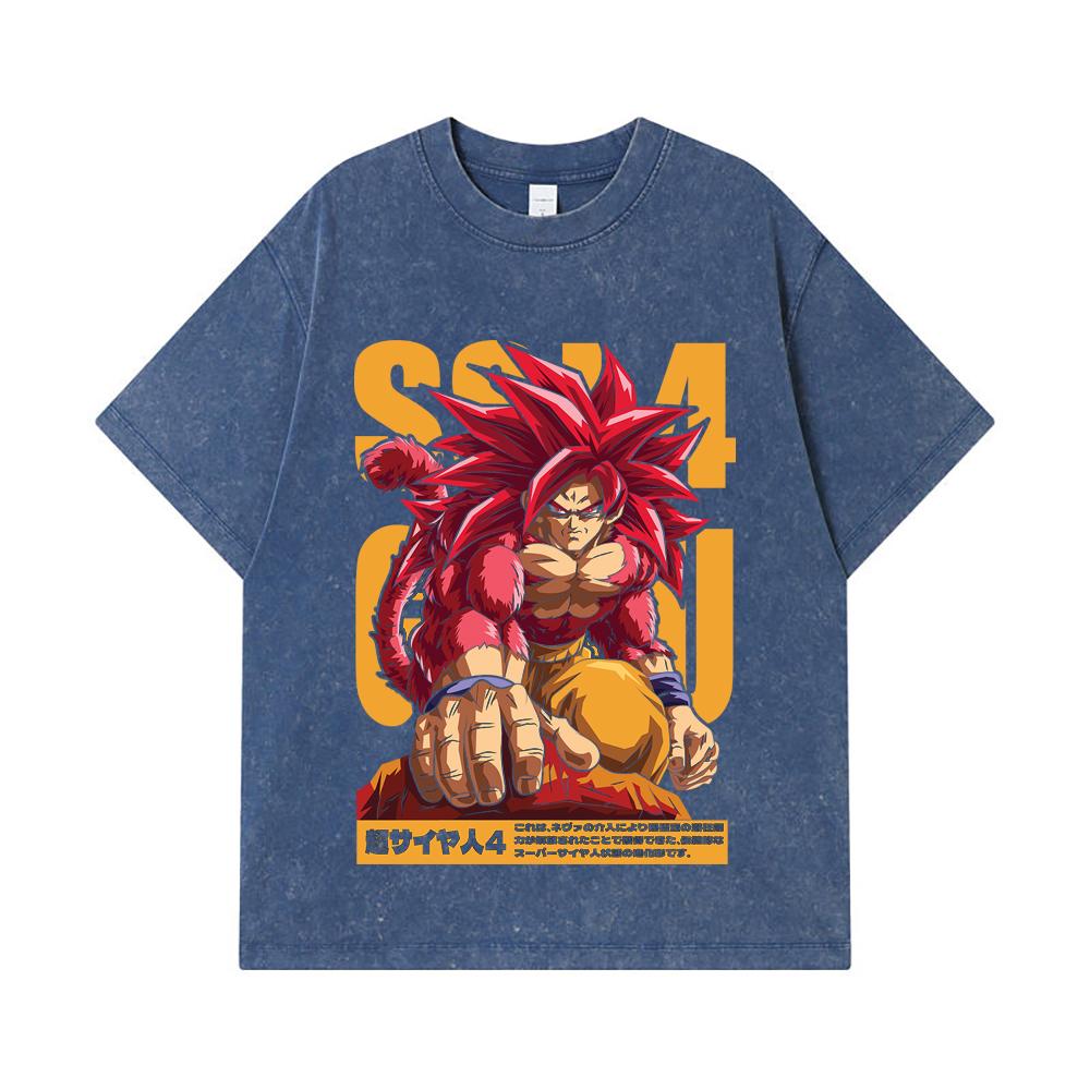 275 GSM Washed T-shirts 100% Cotton Dragon Ball V42 Goku SSJ4 Print Unisex Heavy Cotton T Shirt 2XL королівський синій колір
275 GSM Washed T-shirts 100% Cotton Dragon Ball V42 Goku SSJ4 Print Unisex Heavy Cotton T Shirt 2XL королівський синій колір