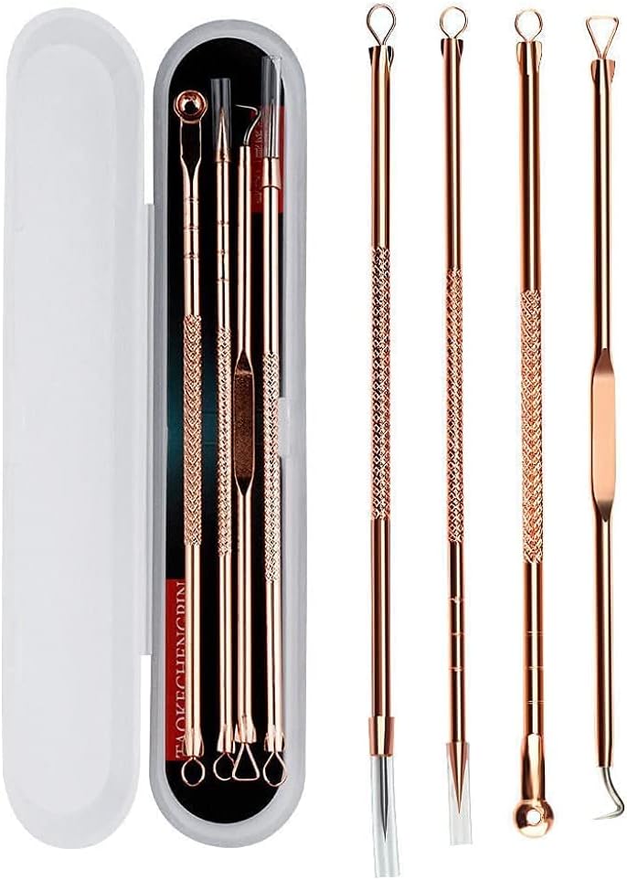 4Pcs Blackhead Pimple Golden Remover Tools for Professional Tweezers Kit M золотистый
4Pcs Blackhead Pimple Golden Remover Tools for Professional Tweezers Kit M золотистый