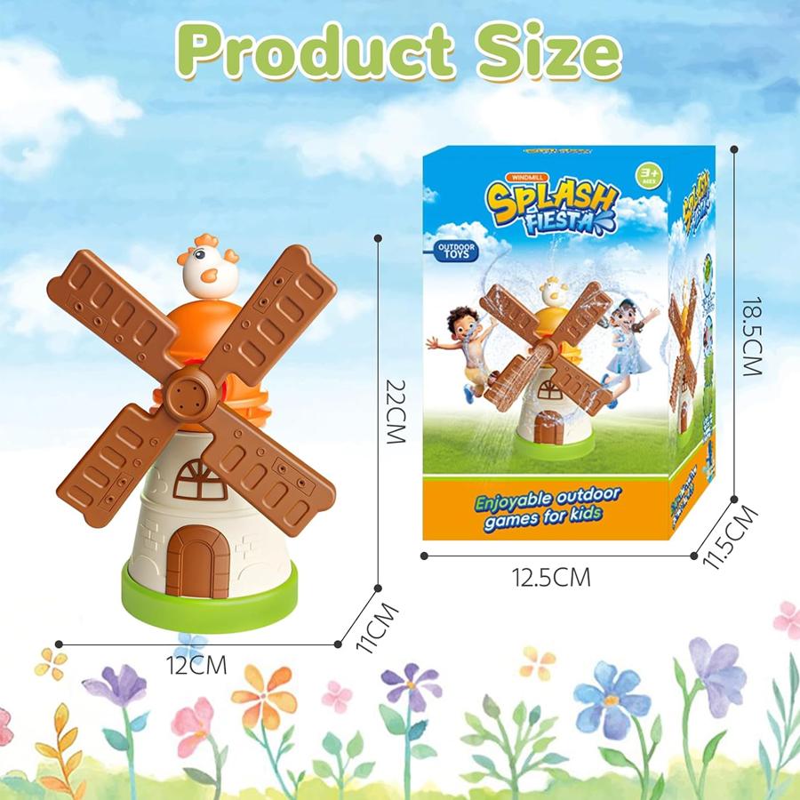 Outdoor Kids Water Sprinkler Windmill Toy Garden Lawn Sprayer Automatic Rotating Water Spray Summer Play Toy for Children
Outdoor Kids Water Sprinkler Windmill Toy Garden Lawn Sprayer Automatic Rotating Water Spray Summer Play Toy for Children