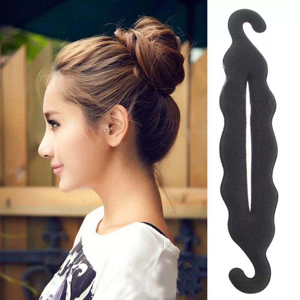 Foam Sponge Clip Hair Bun Maker Easy Big Ring Bun Curler Braider Hairstyle Twist Maker Women Black-C-L
Foam Sponge Clip Hair Bun Maker Easy Big Ring Bun Curler Braider Hairstyle Twist Maker Women Black-C-L
