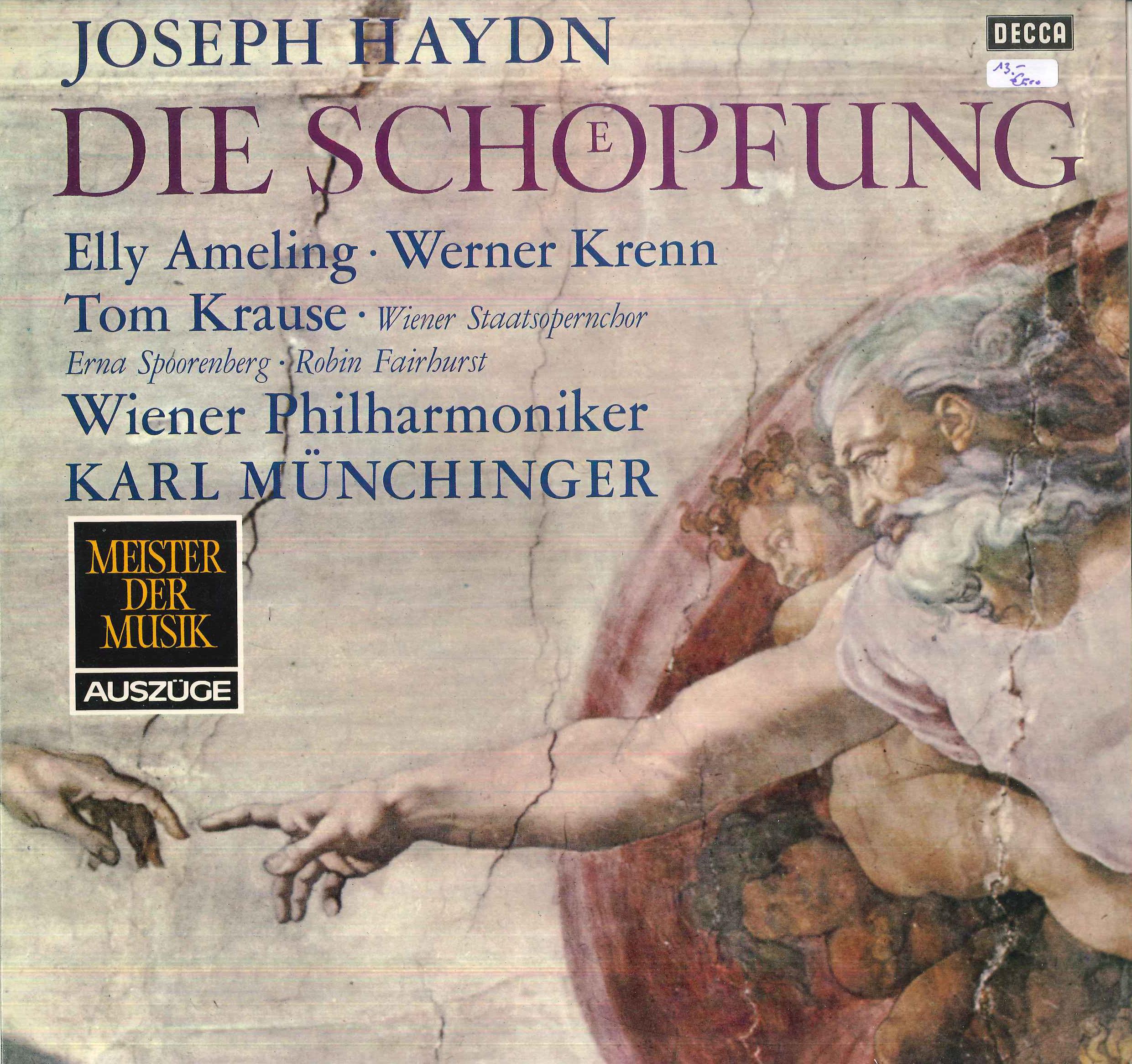 LP Record JOSEPH HAYDN / ELLY AMELING WERNE - Die Schopfung Auszuge SMD1342 DECCA Germany Classical Used
LP Record JOSEPH HAYDN / ELLY AMELING WERNE - Die Schopfung Auszuge SMD1342 DECCA Germany Classical Used