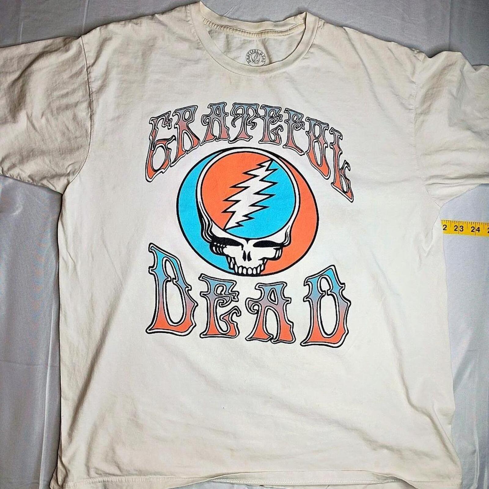 Grateful Dead white t-shirt Size XL #rock #bandtee 5XL різнокольоровий
Grateful Dead white t-shirt Size XL #rock #bandtee 5XL різнокольоровий
