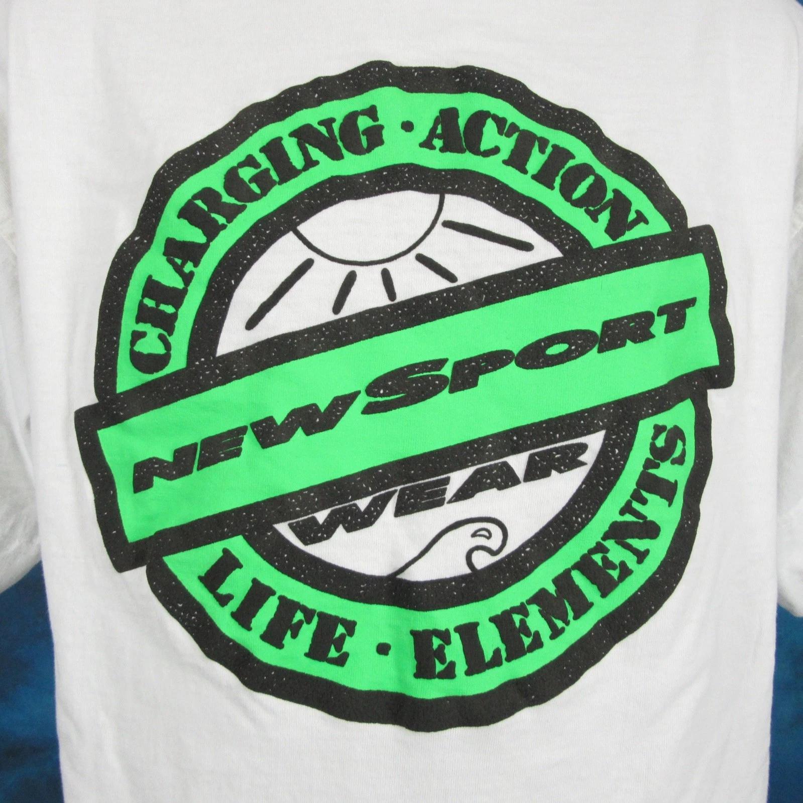 vintage 90s NEW SPORT WEAR T-Shirt LARGE surf beach skate action hip hop 2XL
vintage 90s NEW SPORT WEAR T-Shirt LARGE surf beach skate action hip hop 2XL