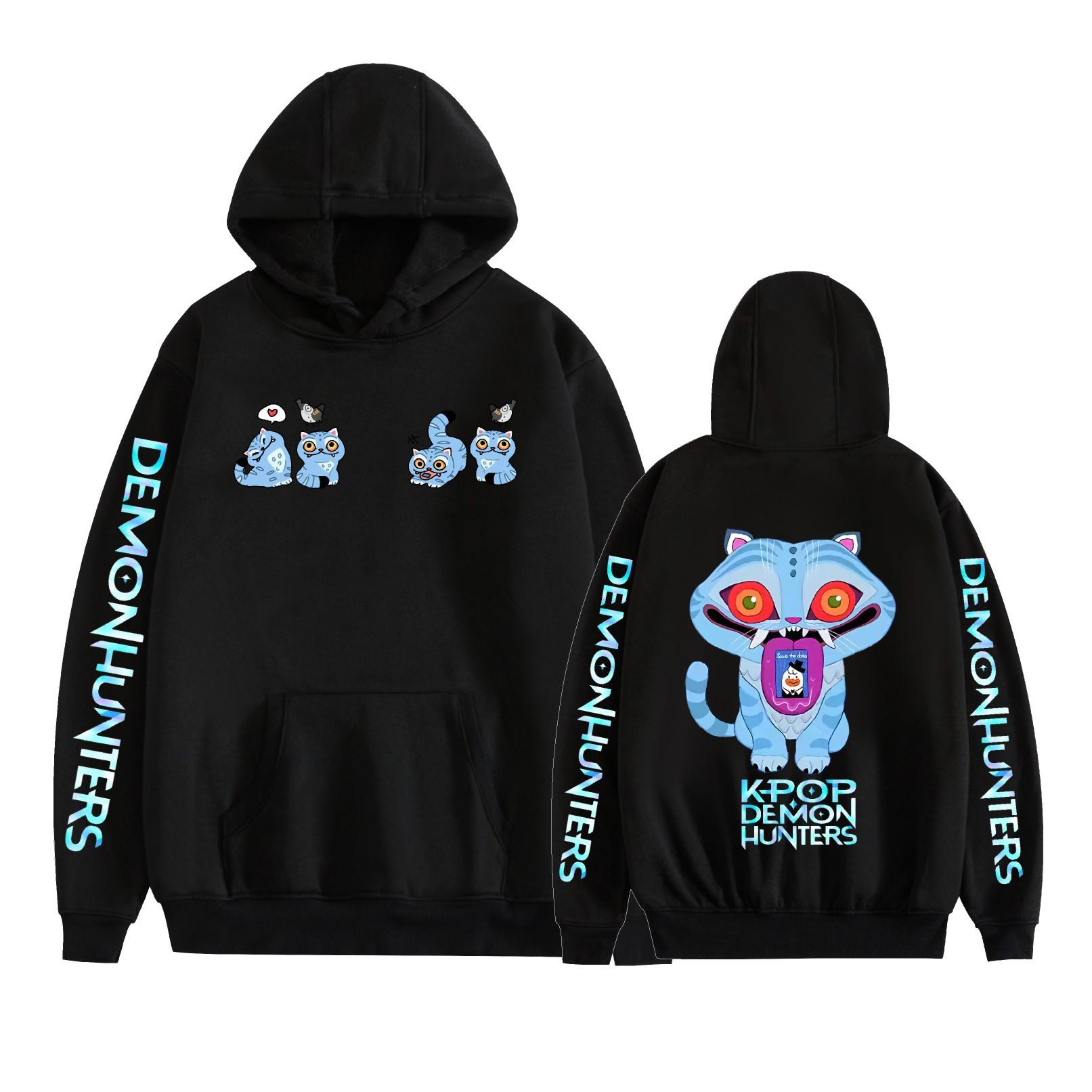 KPop Demon Hunters Cartoon Hoodie Student Sweatshirt Long Sleeve Men Women Hoodies Harajuku Streetwear Pullovers Fashion Clothes XS чёрный
KPop Demon Hunters Cartoon Hoodie Student Sweatshirt Long Sleeve Men Women Hoodies Harajuku Streetwear Pullovers Fashion Clothes XS чёрный