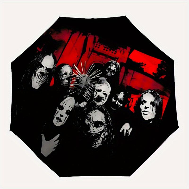 1pc Slipknot Design Automatic Open/Close Umbrella - Compact Travel Umbrella, Perfect Gift for Friends -Intricate Design Umbrella yy250811103
1pc Slipknot Design Automatic Open/Close Umbrella - Compact Travel Umbrella, Perfect Gift for Friends -Intricate Design Umbrella yy250811103