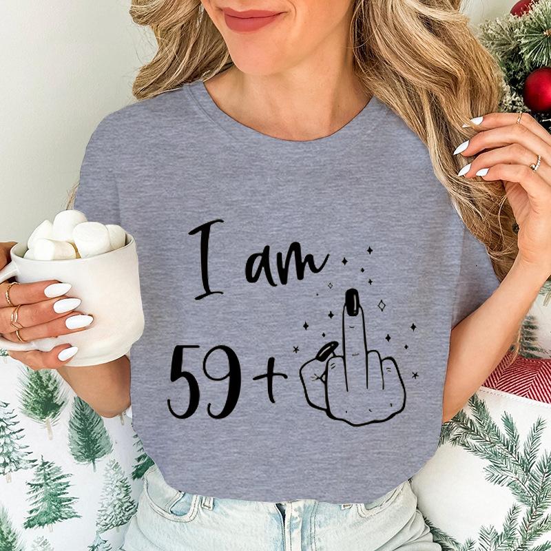 I Am 59 Birthday Middle Finger TShirt for Women Birthday Party Graphic TShirts Women Clothing 59 Plus Middle Finger TShirt 4XL
I Am 59 Birthday Middle Finger TShirt for Women Birthday Party Graphic TShirts Women Clothing 59 Plus Middle Finger TShirt 4XL