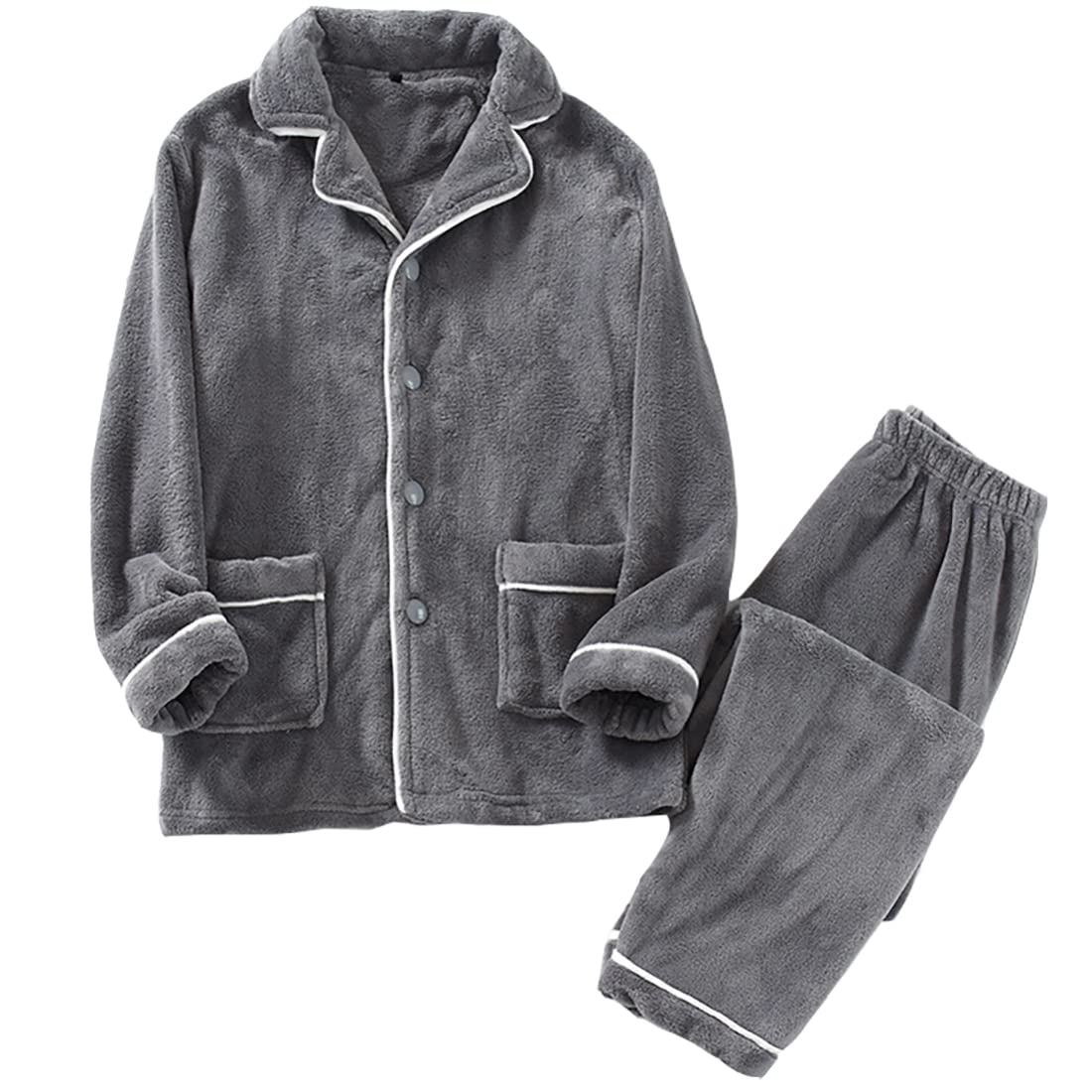 Выбрали фланелевую пижаму свободного кроя из матового флиса, длинную, с воротником, мягкую и удобную для осени, светло-серый мужской комплект, домашнюю одежду, посадку, двустороннюю
Выбрали фланелевую пижаму свободного кроя из матового флиса, длинную, с воротником, мягкую и удобную для осени, светло-серый мужской комплект, домашнюю одежду, посадку, двустороннюю