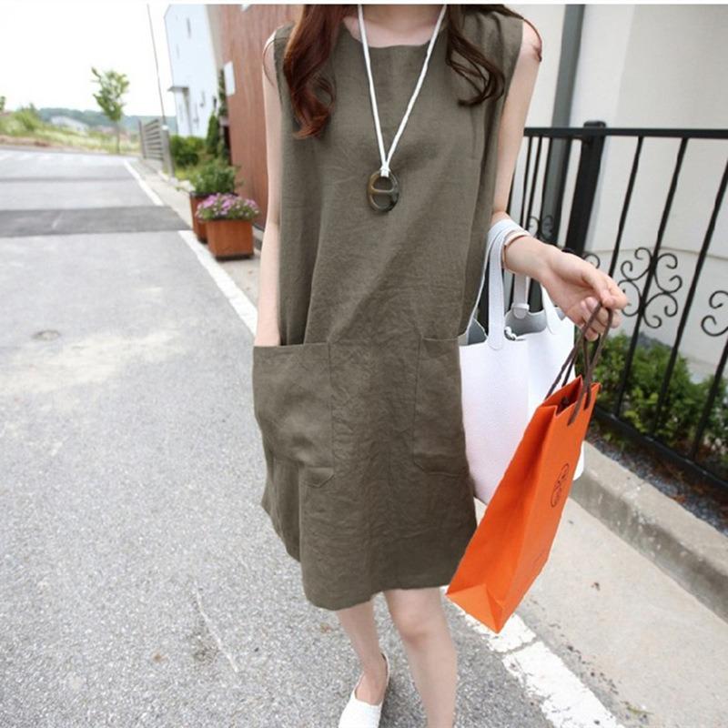 YYFS Женская мода лето весна однотонный принт без рукавов О-образный вырез свободная талия повседневные платья XXXL
YYFS Женская мода лето весна однотонный принт без рукавов О-образный вырез свободная талия повседневные платья XXXL