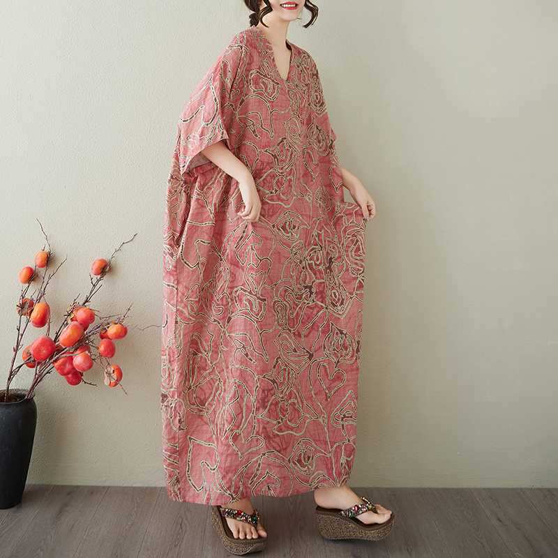 Красочный отпускной стиль Ретро длинная юбка Хлопково-льняное платье One size
Красочный отпускной стиль Ретро длинная юбка Хлопково-льняное платье One size