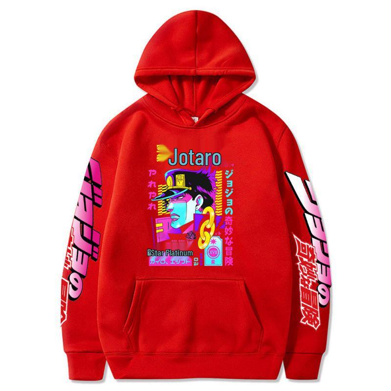 Jotaro Fleece Hoodie Sweatshirt from JOJO s Bizarre Adventure Anime Series M червоний
Jotaro Fleece Hoodie Sweatshirt from JOJO s Bizarre Adventure Anime Series M червоний