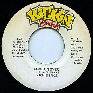 7inch Record RICHIE SPICE - Come On Over NONE Kickin Producti Jamaica Reggae, Ska & Dub Used
7inch Record RICHIE SPICE - Come On Over NONE Kickin Producti Jamaica Reggae, Ska & Dub Used