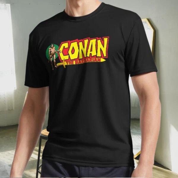 New Shirt CONAN THE BARBARIAN TITLE ART REPRO Active T-Shirt Funny Size S to 5XL S
New Shirt CONAN THE BARBARIAN TITLE ART REPRO Active T-Shirt Funny Size S to 5XL S