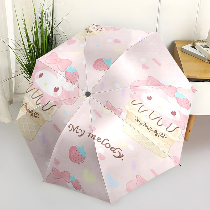 1pc My Melody Ice Cream Cone Umbrella - Automatic Open/Closed, Portable Folding Design, 8-Rib Iron Frame, Outdoor, Ideal Gift for Fans, Travelers, Dai
1pc My Melody Ice Cream Cone Umbrella - Automatic Open/Closed, Portable Folding Design, 8-Rib Iron Frame, Outdoor, Ideal Gift for Fans, Travelers, Dai