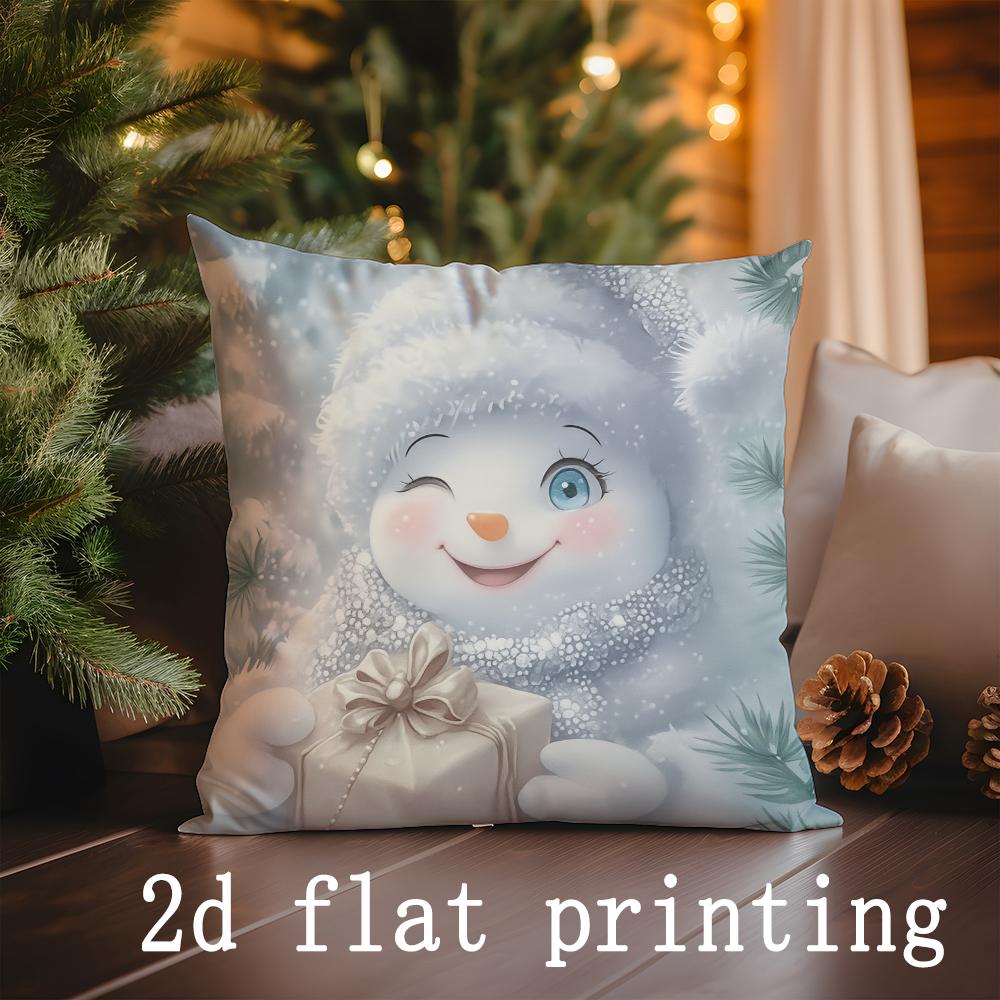 Home Decor Christmas-themed Cushion Covers with Santa & Snowflakes Cushion Cover Suitable for Sofa Bedroom Car Pillow Cover 16x16Inch
Home Decor Christmas-themed Cushion Covers with Santa & Snowflakes Cushion Cover Suitable for Sofa Bedroom Car Pillow Cover 16x16Inch