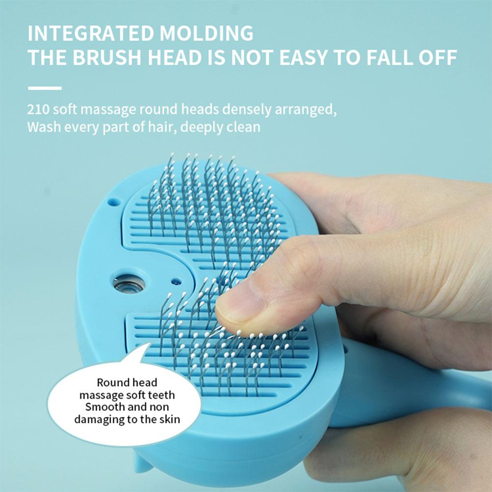 Steamy Pet Brush with Release Button Massage Grooming Brush Rechargeable Spray Cat Brush for Long and Short Hair Dogs and Cats синий
Steamy Pet Brush with Release Button Massage Grooming Brush Rechargeable Spray Cat Brush for Long and Short Hair Dogs and Cats синий