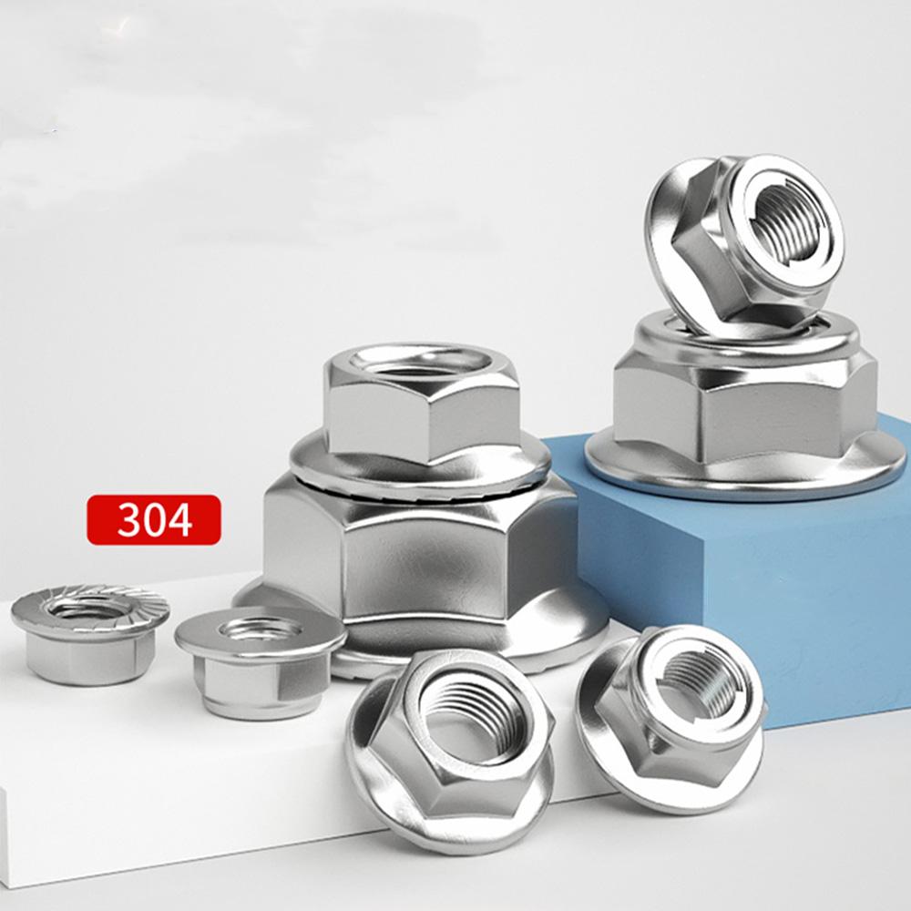 2/5/10pcs M4-M10 304 A2 Stainless Steel Prevailing Torque Type All Metal Insert Hex Hexagon Self Lock Nut With Flange Locknut M6 (5pcs)
2/5/10pcs M4-M10 304 A2 Stainless Steel Prevailing Torque Type All Metal Insert Hex Hexagon Self Lock Nut With Flange Locknut M6 (5pcs)