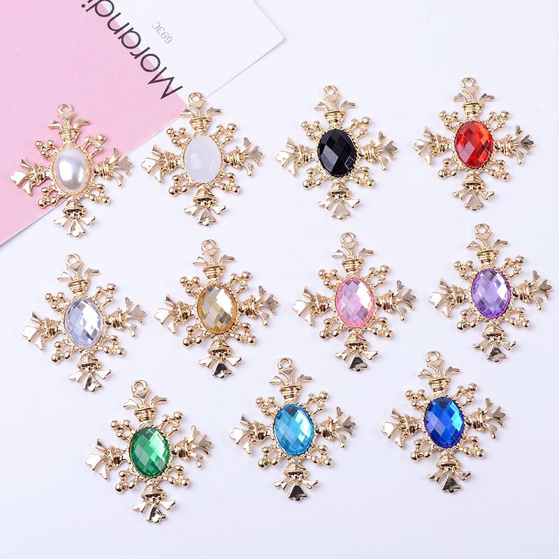 Engood 100Pcs Alloy Cross Acylic Flower Button for Wedding Decoration DIY Sewing Trim & Embellishments Craft Necklace Pendants
Engood 100Pcs Alloy Cross Acylic Flower Button for Wedding Decoration DIY Sewing Trim & Embellishments Craft Necklace Pendants