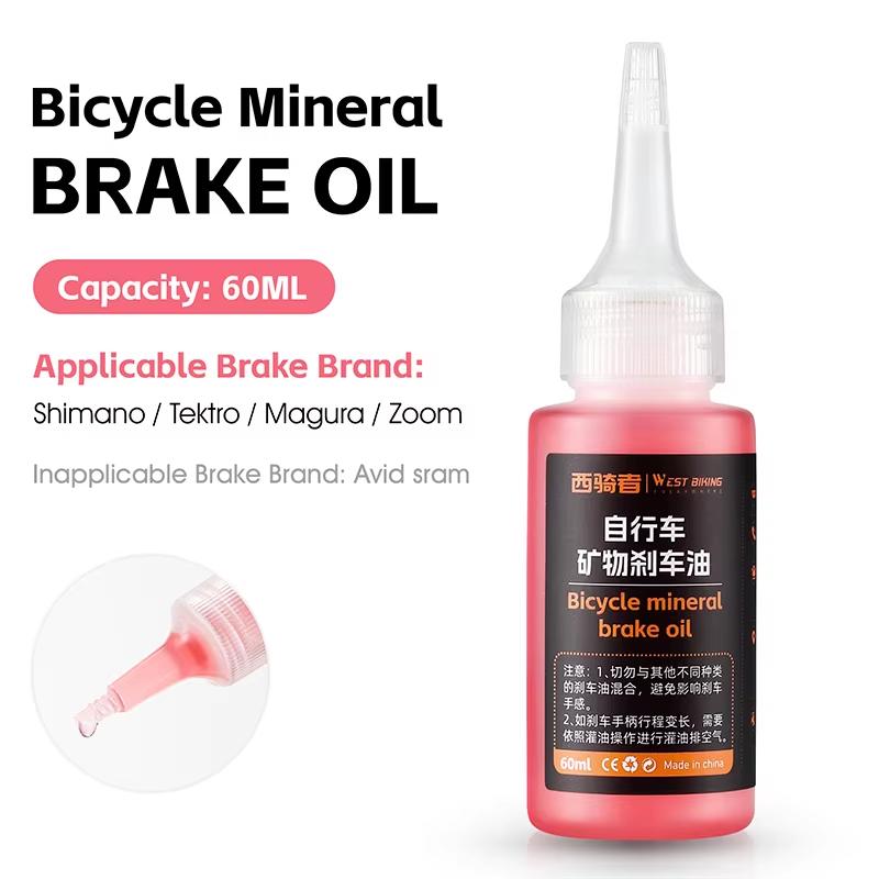 WEST BIKING 1/2Pcs 60ML Bicycle Mineral Brake Oil System Fluid Anti-rust Oil Cycling Mountain Bikes for Tektro Bike Accessories 60ML-Brake Oil
WEST BIKING 1/2Pcs 60ML Bicycle Mineral Brake Oil System Fluid Anti-rust Oil Cycling Mountain Bikes for Tektro Bike Accessories 60ML-Brake Oil