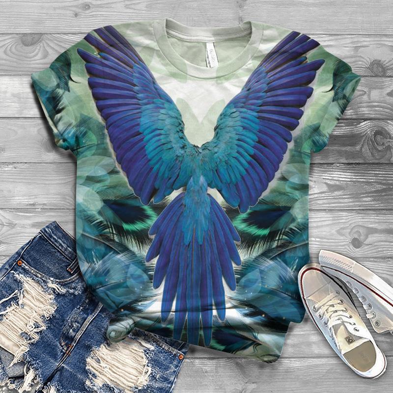 Лето Новая Птица 3D Принт Женский Топ Свободный Короткий Рукав Свободная Повседневная Футболка 6XL
Лето Новая Птица 3D Принт Женский Топ Свободный Короткий Рукав Свободная Повседневная Футболка 6XL