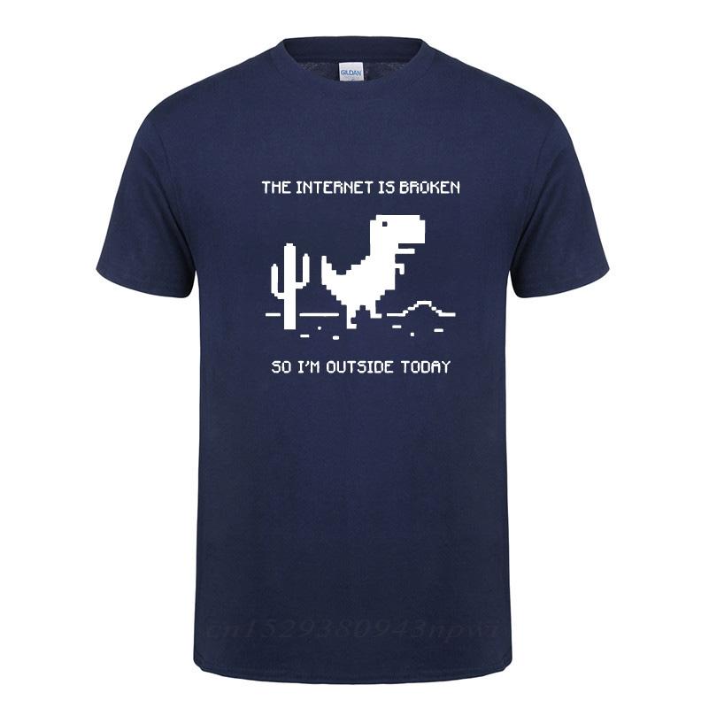 The Internet Is Broken Web Page Computer Dinosaur Tshirt Funny Birthday Gift For Men Boyfriend Husband Programmer Geek T Shirts 4XL
The Internet Is Broken Web Page Computer Dinosaur Tshirt Funny Birthday Gift For Men Boyfriend Husband Programmer Geek T Shirts 4XL