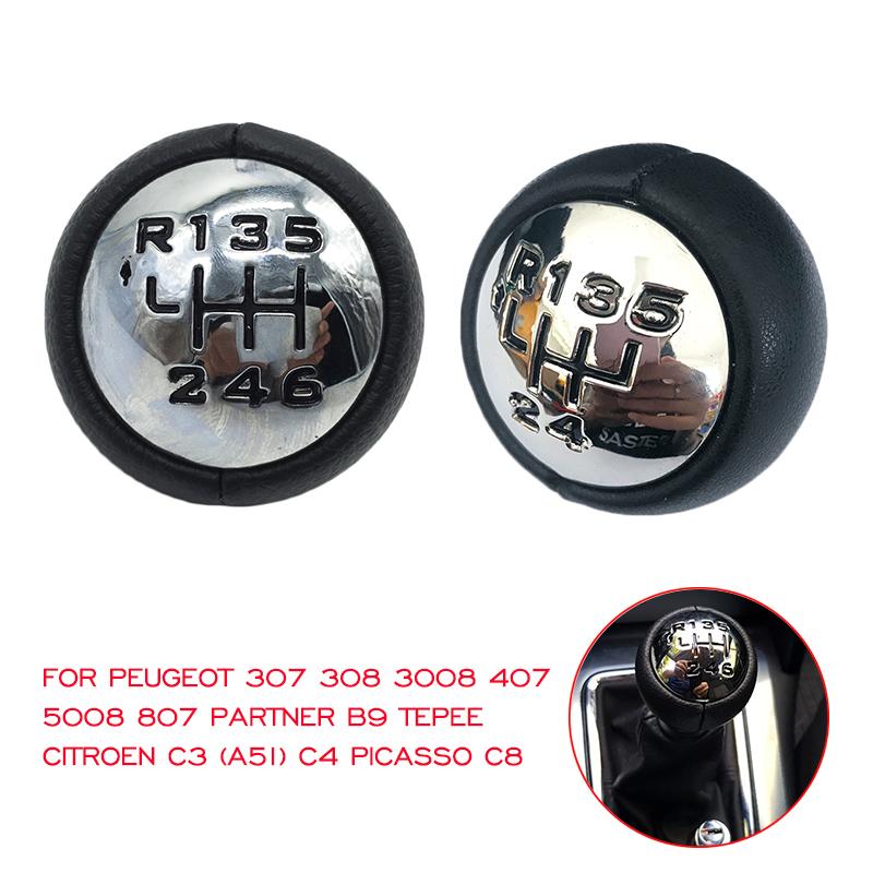 For Peugeot 307 308 3008 407 5008 807 Partner B9 Tepee Citroen C3(A51) C4 Picasso C8 Gear Shift Knob Shifter Lever Pen Head
For Peugeot 307 308 3008 407 5008 807 Partner B9 Tepee Citroen C3(A51) C4 Picasso C8 Gear Shift Knob Shifter Lever Pen Head