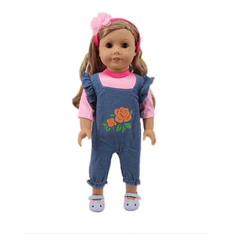 Наряд для кук American Girl 18 дюймов: Комплект из 2 предметов: комбинезон с принтом и аксессуары-повязка на голову
Наряд для кук American Girl 18 дюймов: Комплект из 2 предметов: комбинезон с принтом и аксессуары-повязка на голову