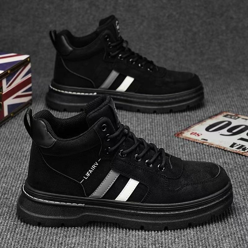 Высокие мужские туфли весна и осень 2024 года, новые мужские туфли в стиле ретро для спорта и отдыха, износостойкие туфли на толстой подошве 41 чёрный
Высокие мужские туфли весна и осень 2024 года, новые мужские туфли в стиле ретро для спорта и отдыха, износостойкие туфли на толстой подошве 41 чёрный