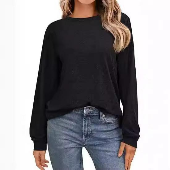 2024 Women s Long-Sleeved Loose Round Neck Pullover Casual Basic T-shirt Extra Small темно-синього кольору
2024 Women s Long-Sleeved Loose Round Neck Pullover Casual Basic T-shirt Extra Small темно-синього кольору