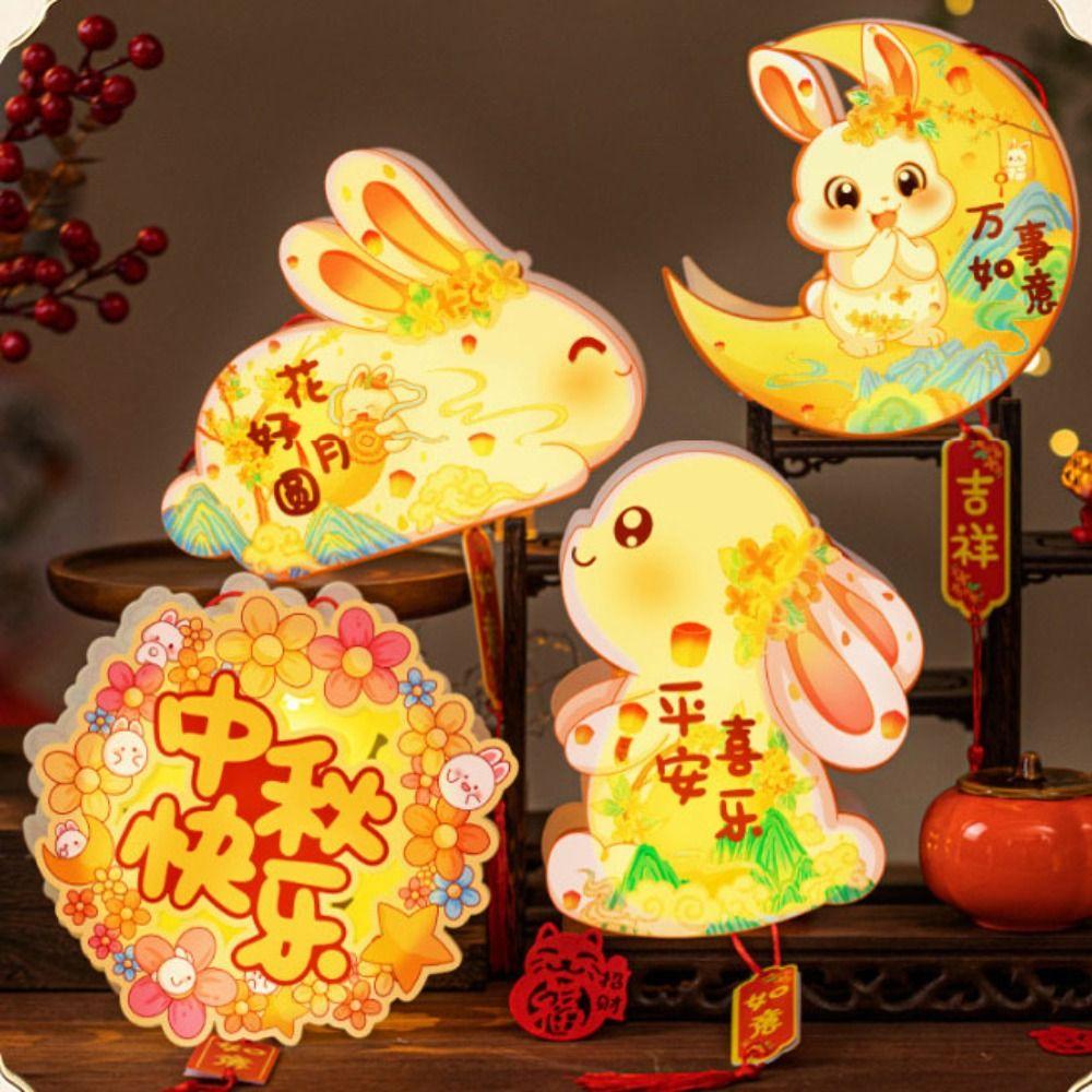 Glowing Mid-Autumn Festival Lantern Luminous Lantern DIY Material Package Rabbit Lanterns Chidlren Style F
Glowing Mid-Autumn Festival Lantern Luminous Lantern DIY Material Package Rabbit Lanterns Chidlren Style F