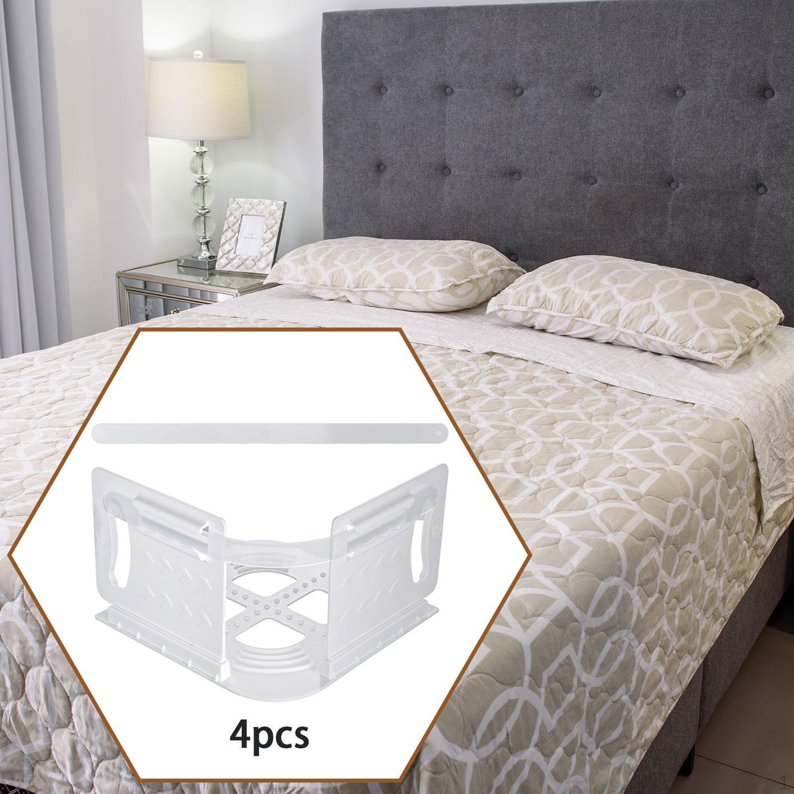 4 шт. Держатели для простыней, удерживающие простыни плотно и туго, с полосками, нескользящие, простые в установке
4 шт. Держатели для простыней, удерживающие простыни плотно и туго, с полосками, нескользящие, простые в установке