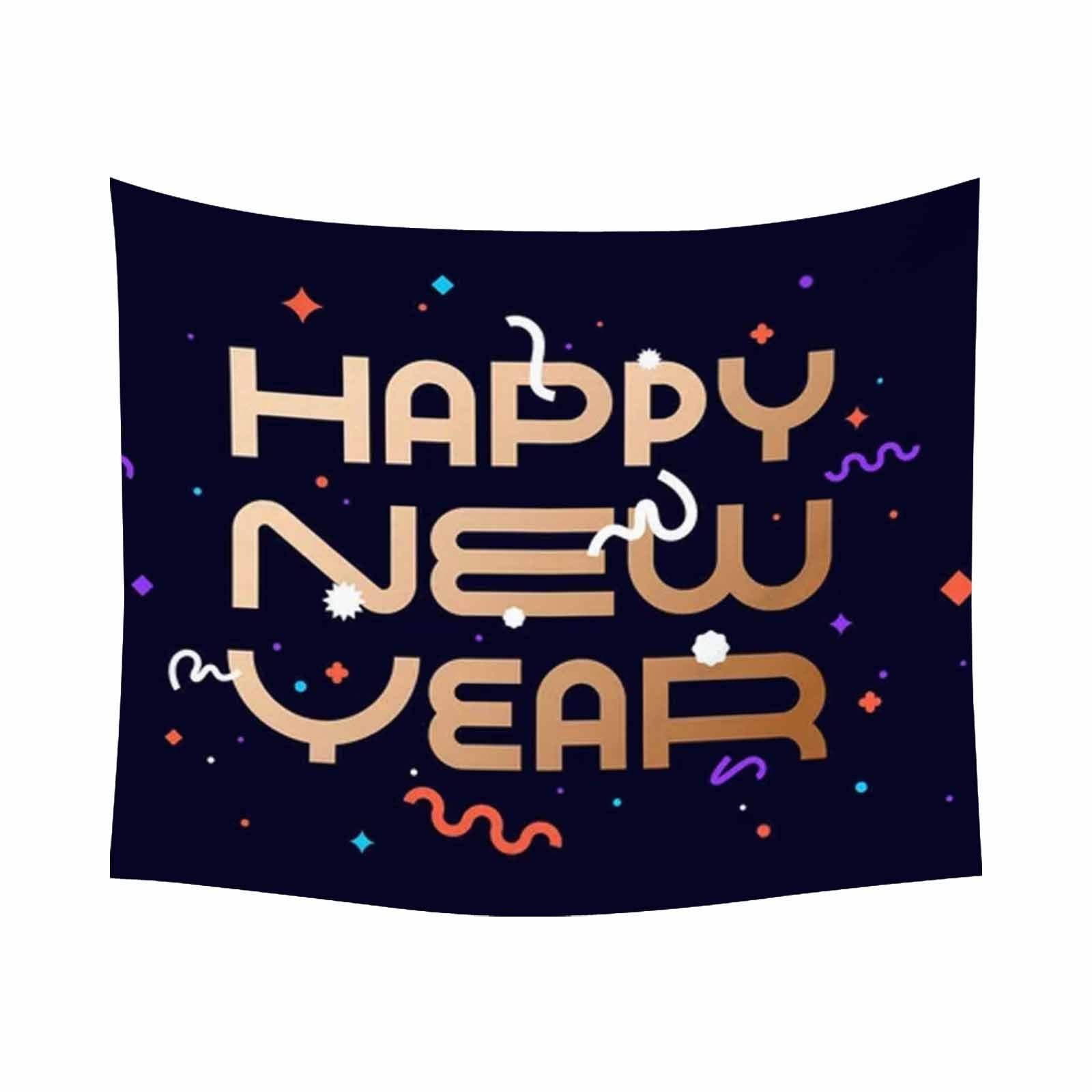 Happy New Year Tapestry Festive Wall Art for a Bright Cheerful and Joyfully Celebratory Decor Statement 74x94cm(29x37in)
Happy New Year Tapestry Festive Wall Art for a Bright Cheerful and Joyfully Celebratory Decor Statement 74x94cm(29x37in)
