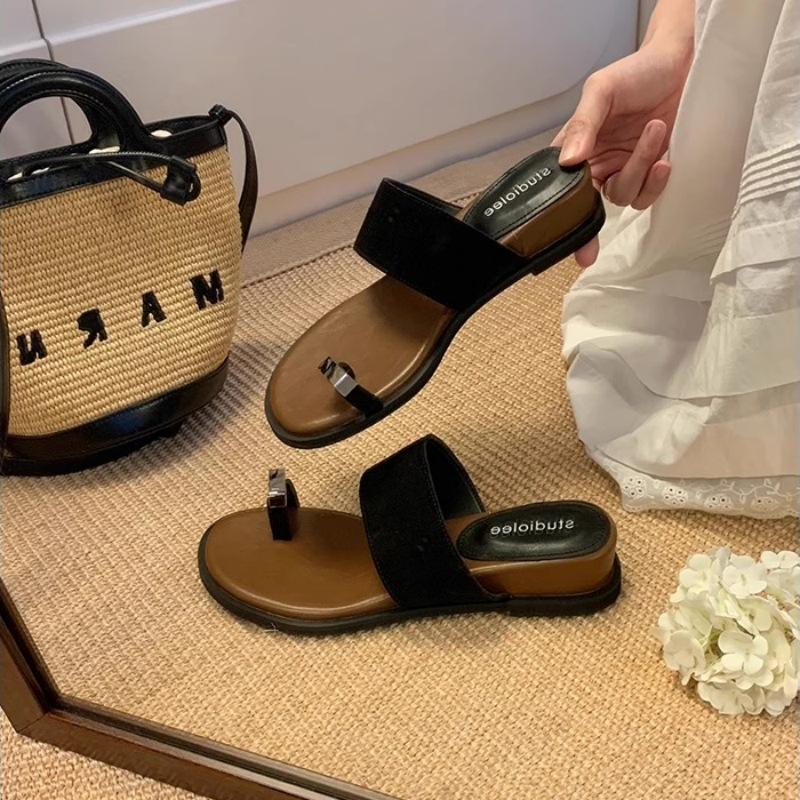 Sheepskin genuine leather metal sleeve toe word with thick bottom super soft cool slippers women s wear 35
Sheepskin genuine leather metal sleeve toe word with thick bottom super soft cool slippers women s wear 35