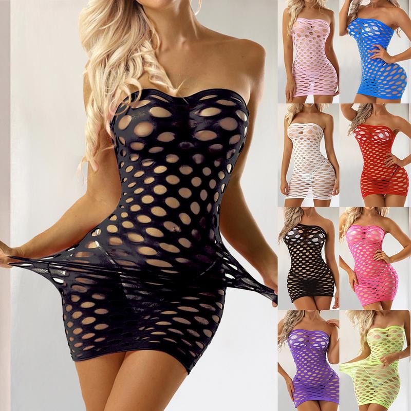 Женщины Fishnet Babydoll Нижнее белье Бодикон Мини Платье Нижнее белье Выдолбленное платье Ночная одежда Боди 
Женщины Fishnet Babydoll Нижнее белье Бодикон Мини Платье Нижнее белье Выдолбленное платье Ночная одежда Боди