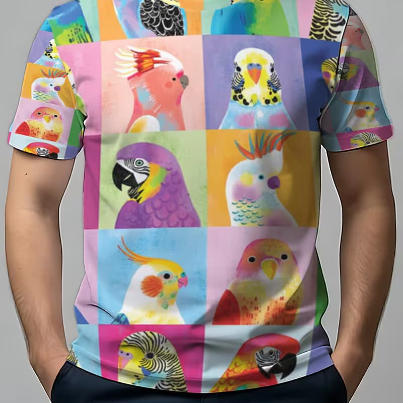 Men s Fashion 3D Printed Men s T-Shirt Round Neck Short Sleeve, Trendy Street Wear S
Men s Fashion 3D Printed Men s T-Shirt Round Neck Short Sleeve, Trendy Street Wear S