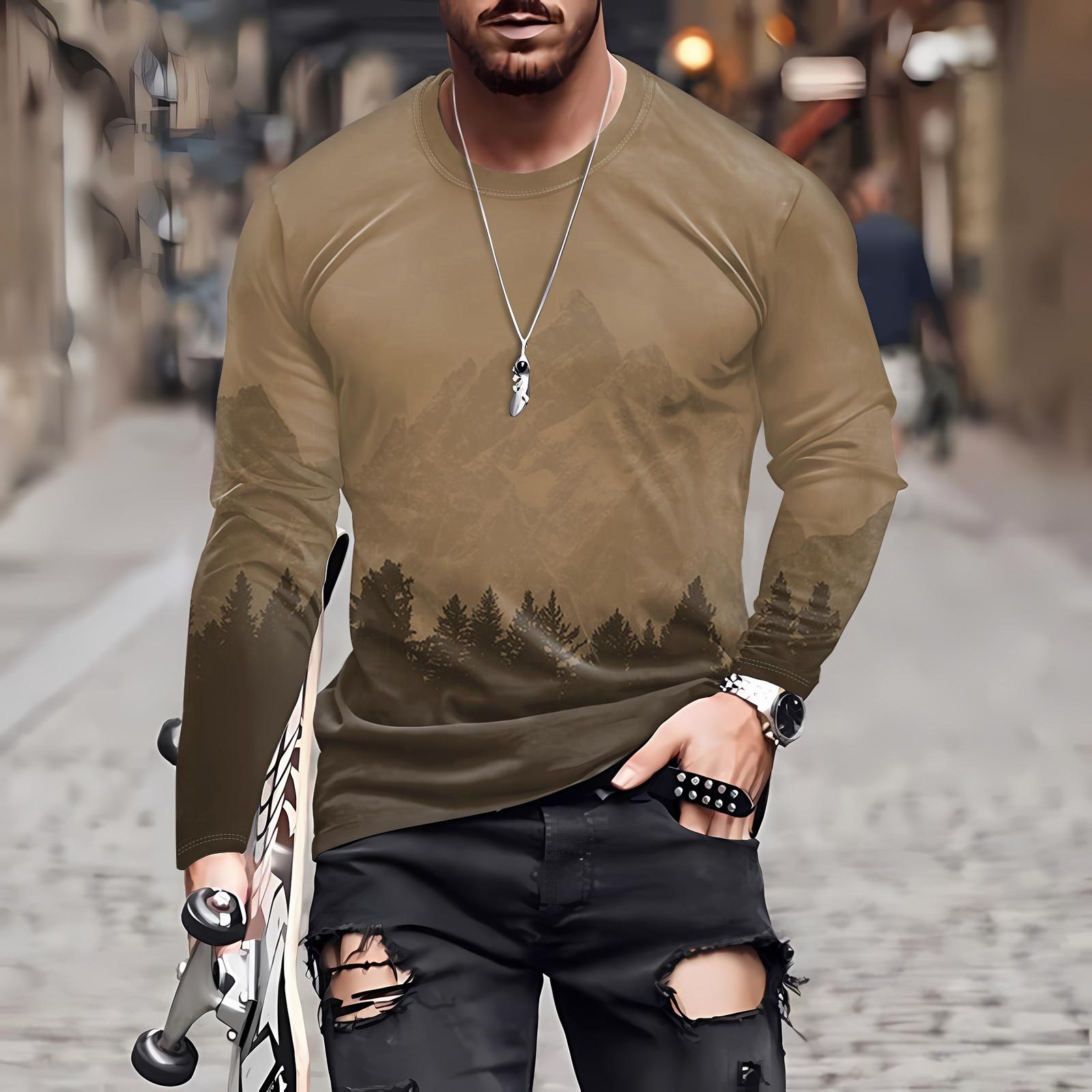 Муж. Футболка Круглый вырез Одежда Одежда На открытом воздухе Длинный рукав С принтом Модельер Винтаж L
Муж. Футболка Круглый вырез Одежда Одежда На открытом воздухе Длинный рукав С принтом Модельер Винтаж L