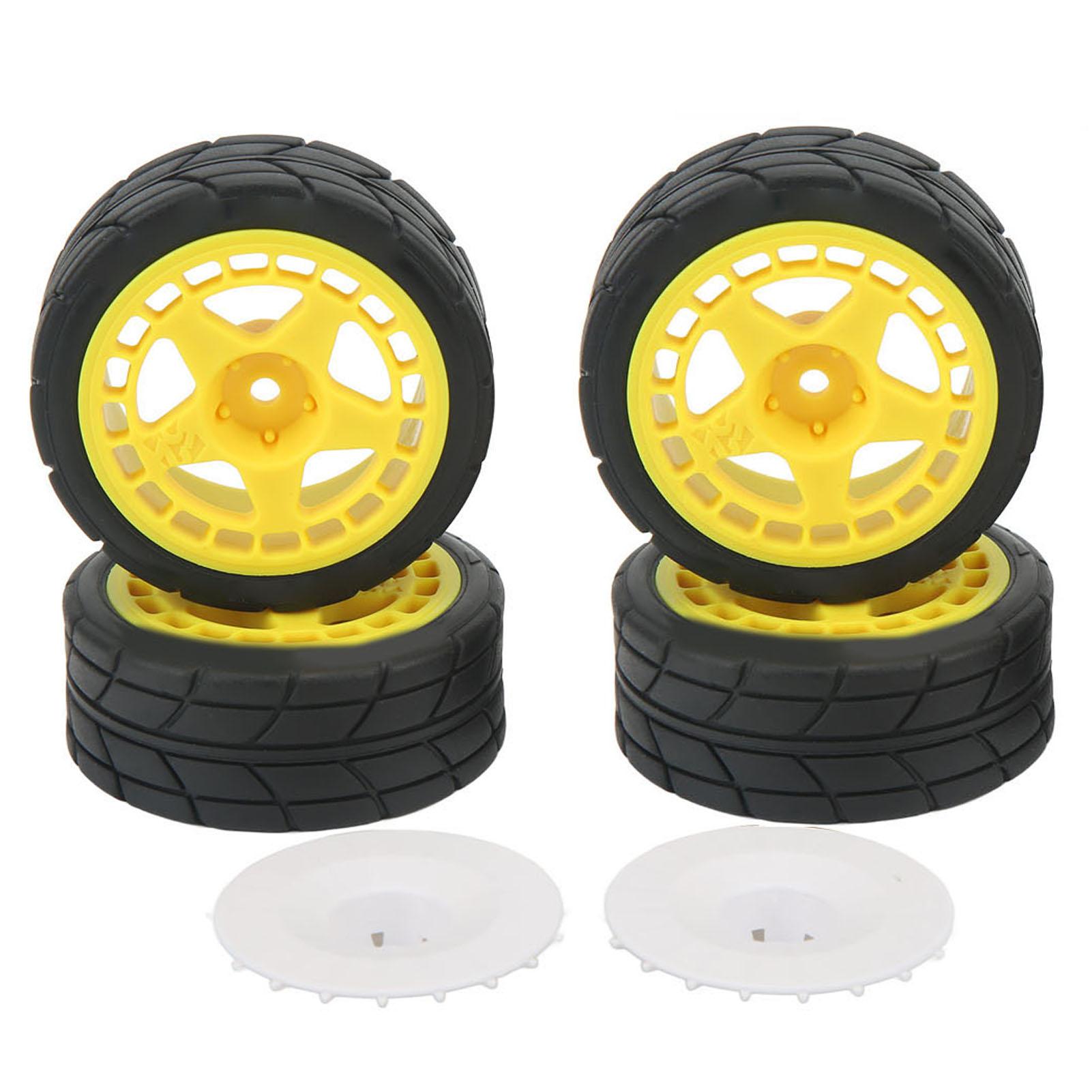 4PCS 110 RC Wheel Tires with Hub Fin Plastics Rubber RC Flat Wheel for Car Upgrade Parts Yellow
4PCS 110 RC Wheel Tires with Hub Fin Plastics Rubber RC Flat Wheel for Car Upgrade Parts Yellow