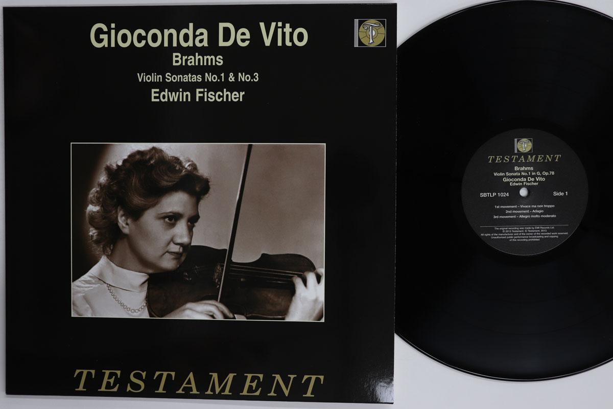 LP Record GIOCONDA DE VITO EDWIN FISCHER Brahms Violin Sonatas No.1 No.3 SBTLP1024 TESTAMENT 2013 Non Japan Classical Used
LP Record GIOCONDA DE VITO EDWIN FISCHER Brahms Violin Sonatas No.1 No.3 SBTLP1024 TESTAMENT 2013 Non Japan Classical Used
