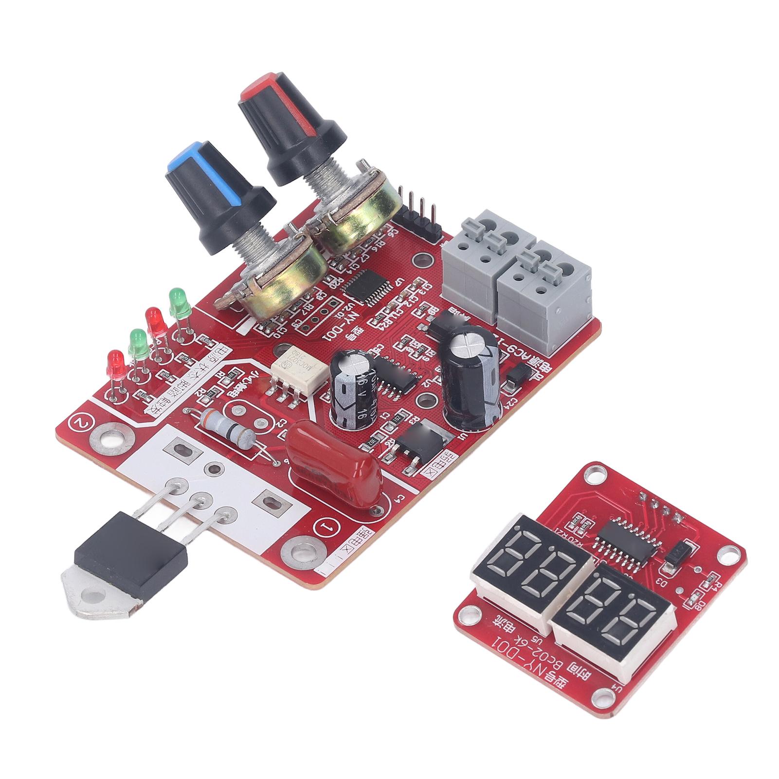 Плата керування точковим зварювальним апаратом 40A з регульованим часом струму, плата контролера струму точкового зварювального апарату, Нью-Йорк D01
Плата керування точковим зварювальним апаратом 40A з регульованим часом струму, плата контролера струму точкового зварювального апарату, Нью-Йорк D01